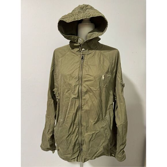 Polo Ralph Lauren green Hooded full zip - Picture 1 of 9